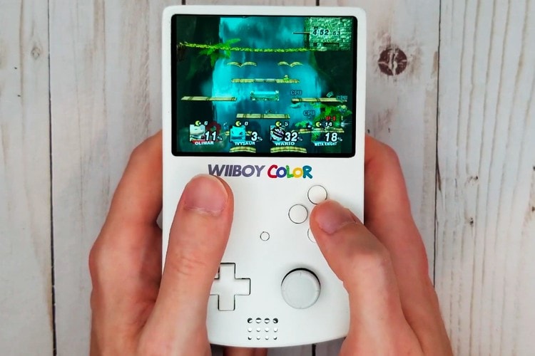 網民自製 Game Boy 主題可攜帶式掌上型 Nintendo Wii 遊戲機