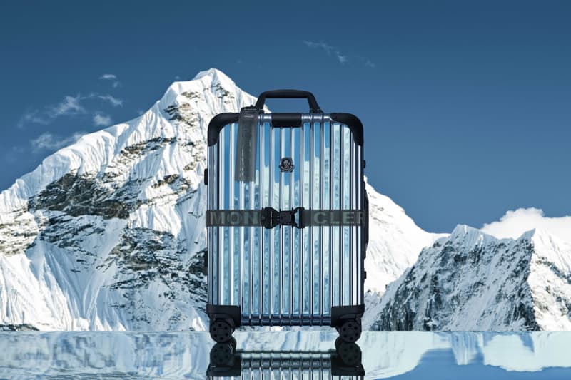 Moncler x RIMOWA 全新「REFLECTION」主题联名行李箱登场