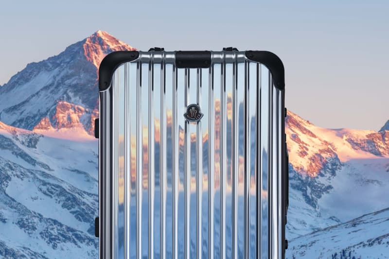 Moncler x RIMOWA 全新「REFLECTION」主题联名行李箱登场