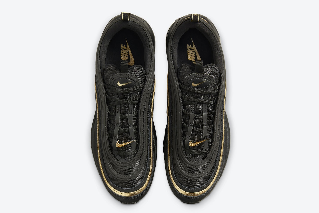 Nike Air Max 97 人氣配色「Black/Metallic Gold」即將復刻重製上架