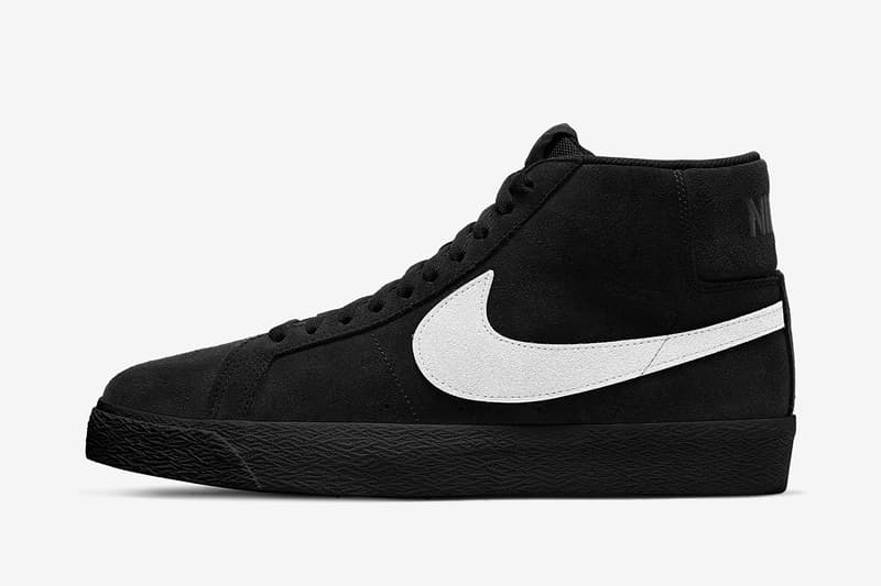 Nike SB Blazer Mid 最新黑白對比配色「Black Suede」正式登場