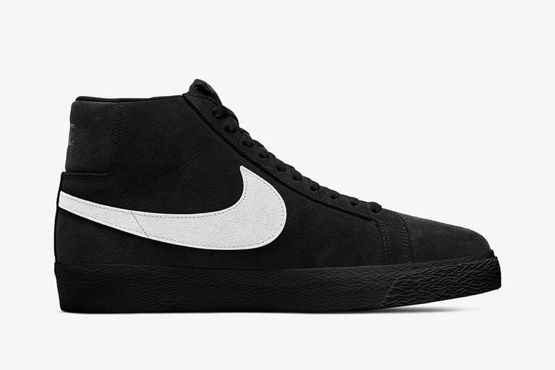 Nike SB Blazer Mid 最新黑白對比配色「Black Suede」正式登場