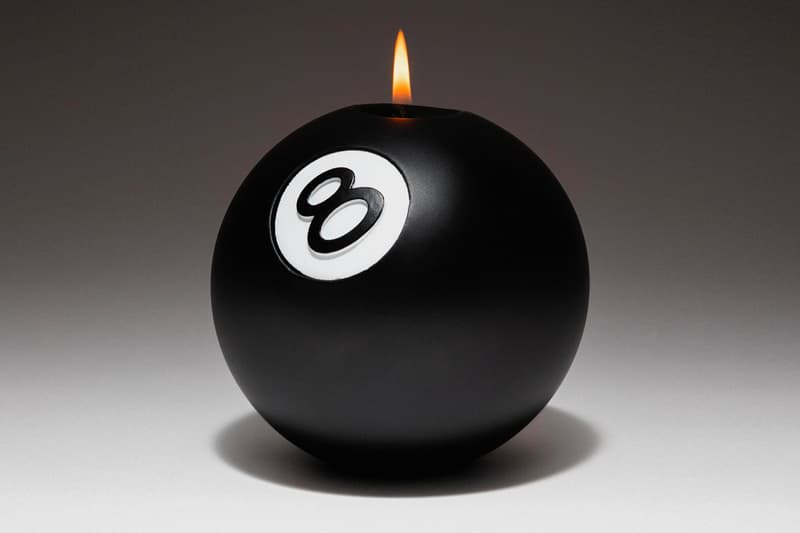 Stüssy 推出全新 8 Ball 八號球造型香氛蠟燭