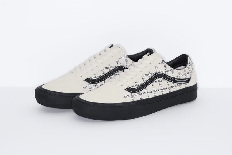 Supreme x Vans 2020 秋季全新聯乘系列鞋款發佈