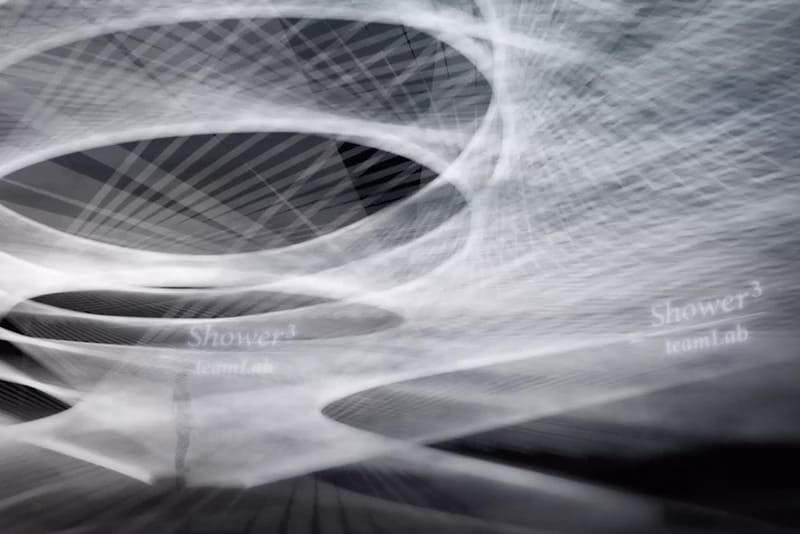 率先揭晓 teamLab 全新永久性光之雕塑空间「Shower³ by teamLab」