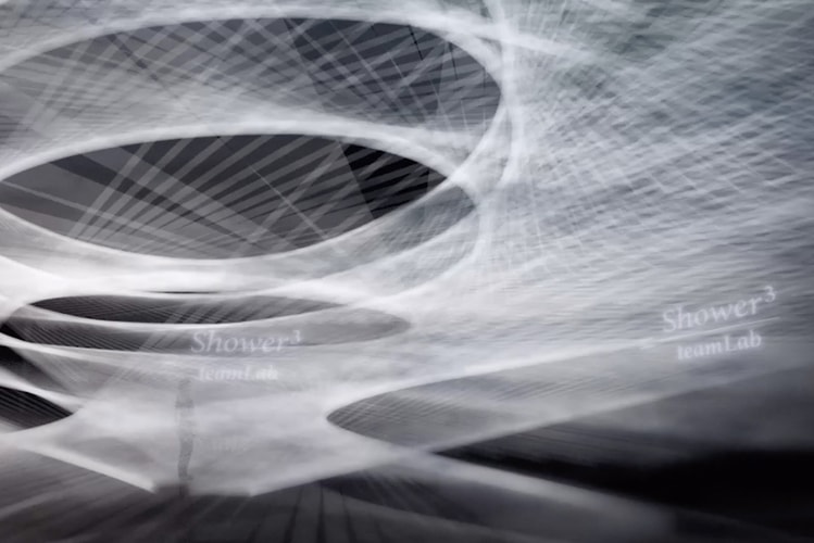 率先揭晓 teamLab 全新永久性光之雕塑空间「Shower³ by teamLab」