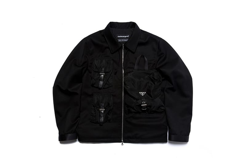 clothsurgeon 推出 Prada 尼龙背包改造飛行夾克
