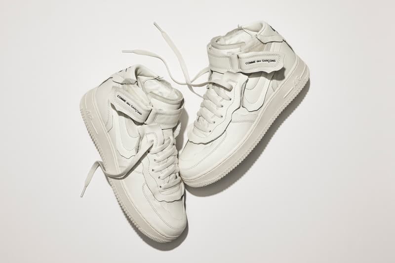 COMME des GARÇONS x Nike 全新聯乘 Air Force 1 Mid 系列正式發佈