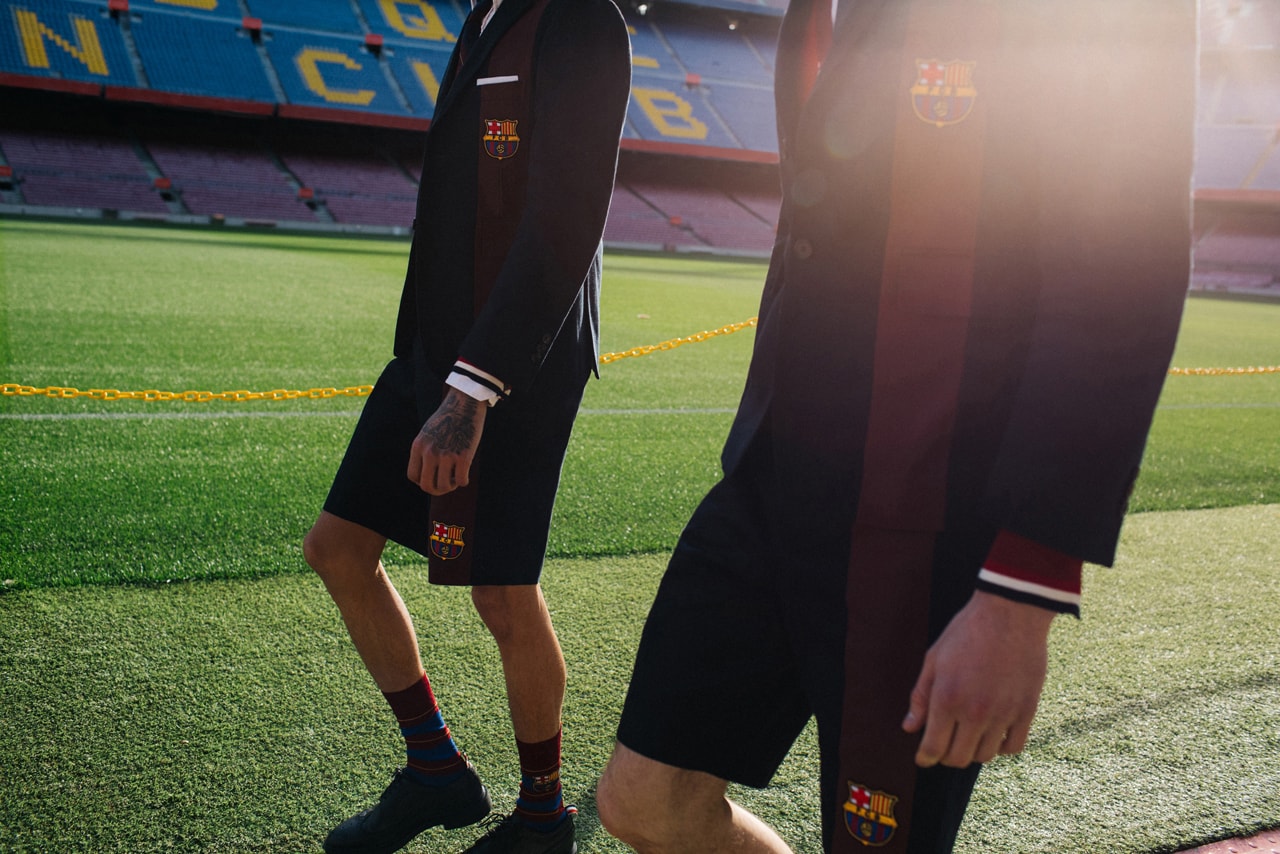 Thom Browne x FC Barcelona 全新聯乘慈善系列正式發佈