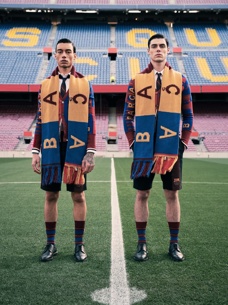 Thom Browne x FC Barcelona 全新聯乘慈善系列正式發佈