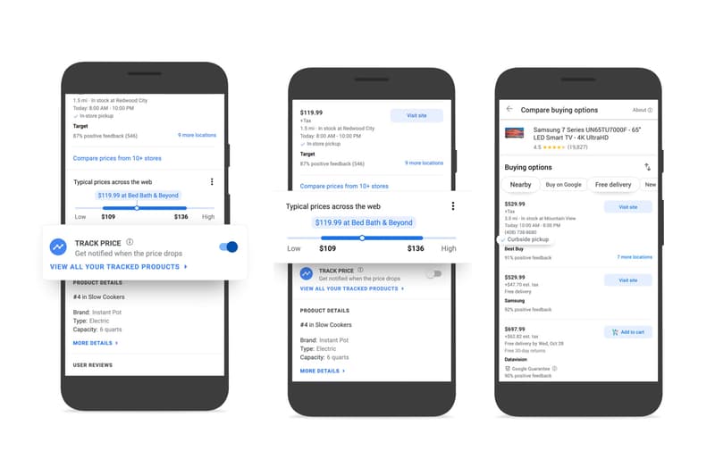 Google 推出全新網路購物綜合比價工具「Price Insights」