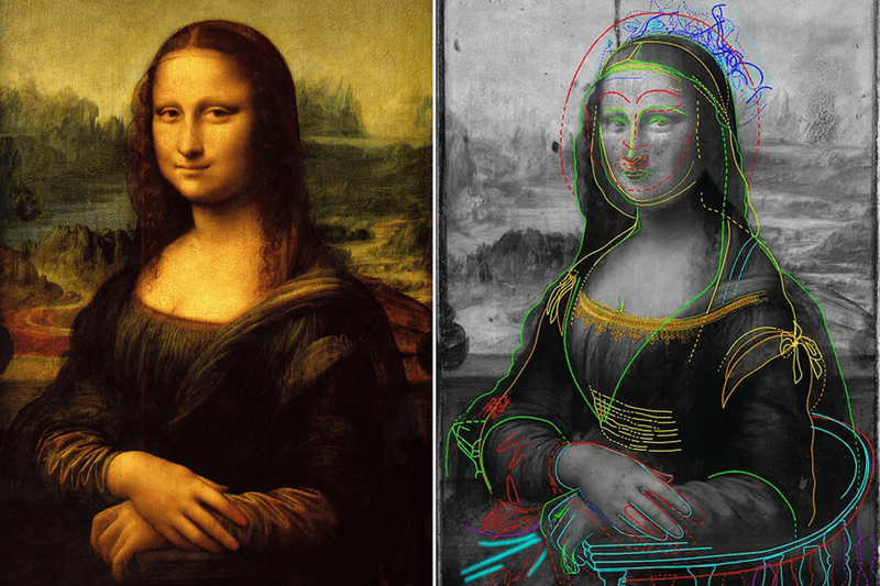 科學家發現暗藏於《Mona Lisa》底下之前所未見的「神秘女子」草圖