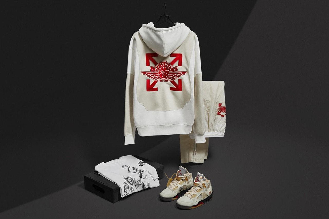 Off-White™ x Jordan Brand 聯乘 Air Jordan 5 及服裝全系列正式發佈