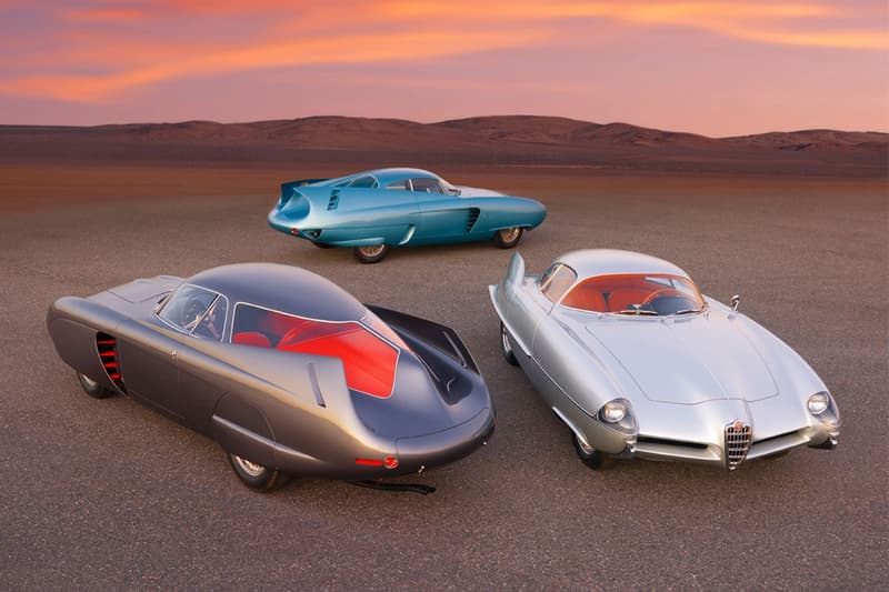 空气动力学传说!三台 Alfa Romeo B.A.T. 绝世跑车将通过 RM Sotheby's 进行拍卖
