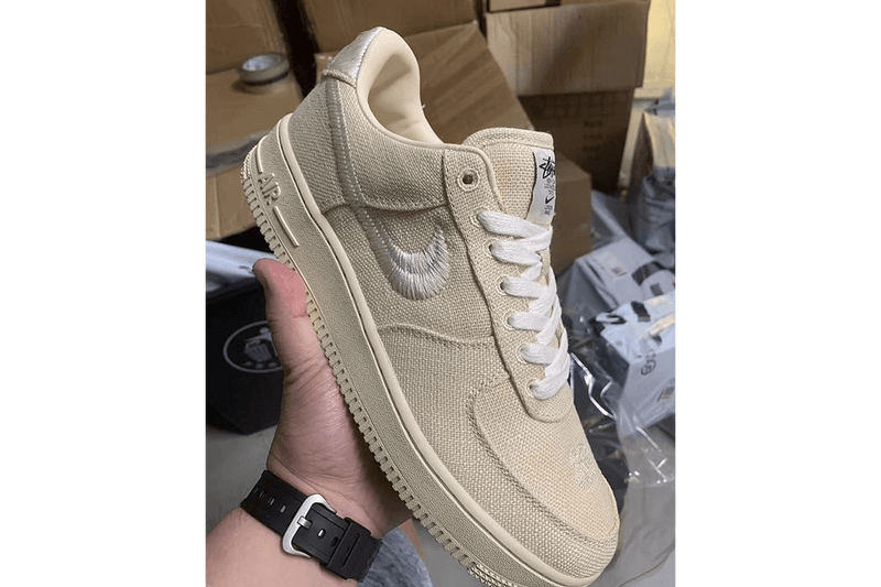 率先近賞 Stüssy x Nike Air Force 1 最新聯名鞋款細節圖輯