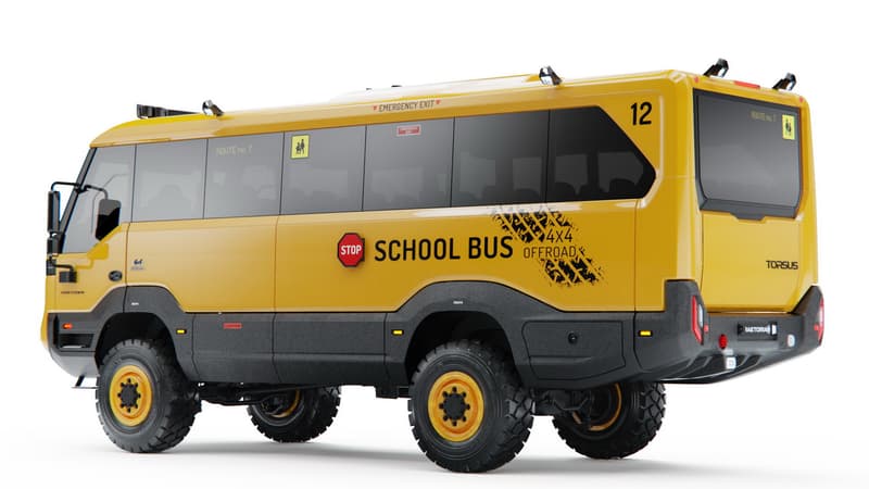 捷克汽車品牌 Torsus 發表全新「越野」Praetorian School Bus 車款