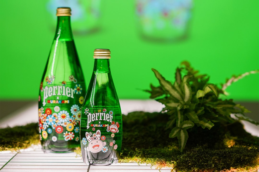 村上隆 x perrier ペリエ ボトル オブジェ 切ら