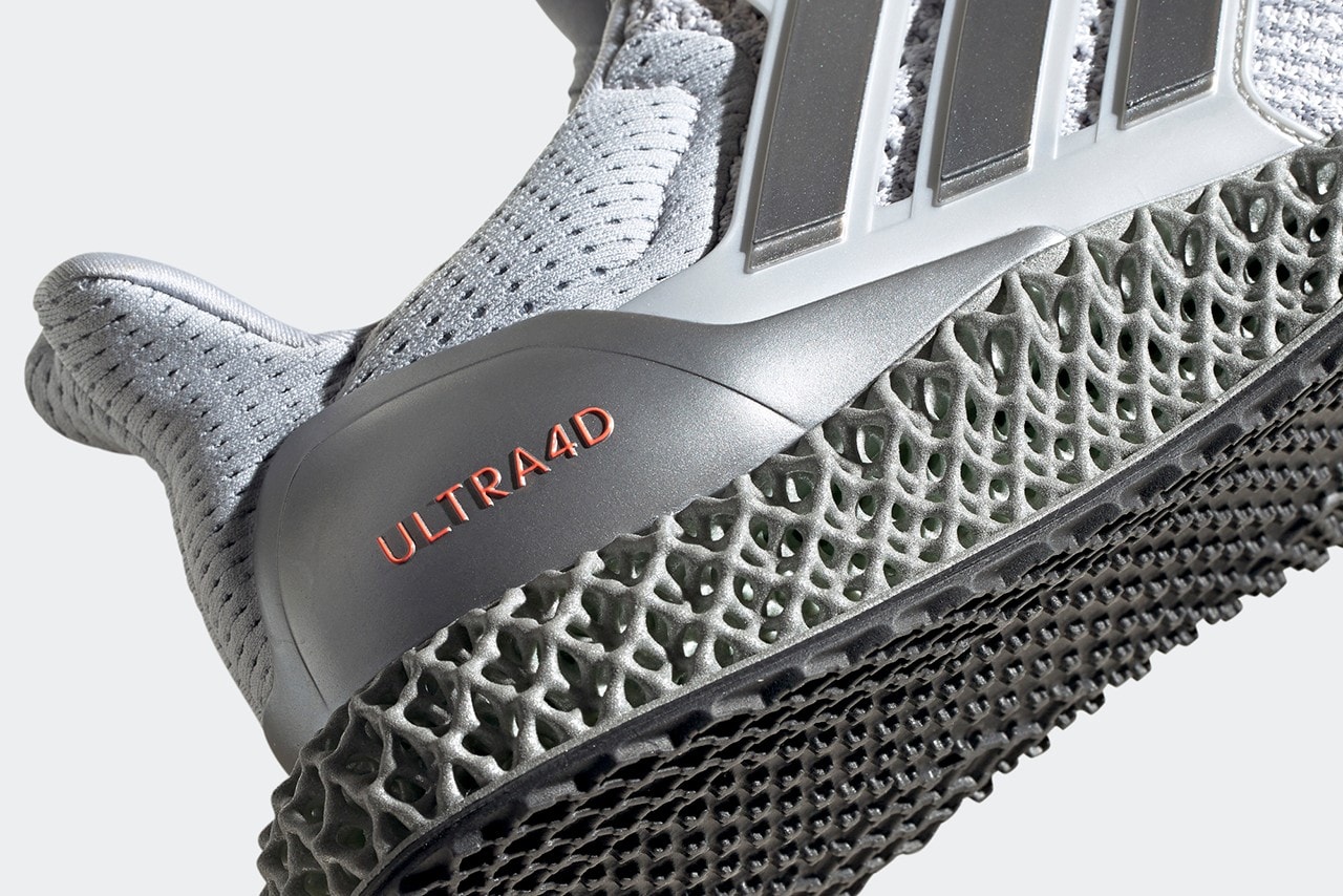 adidas Ultra4D 全新「NASA」主題純銀配色正式發佈
