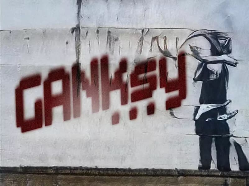 「AI 街头艺术家」GANksy 模仿 Banksy 创作了 256 件作品