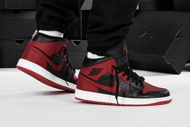 買不起 Air Jordan 1「Bred」的替代方案:Air Jordan 1 Mid「Banned」