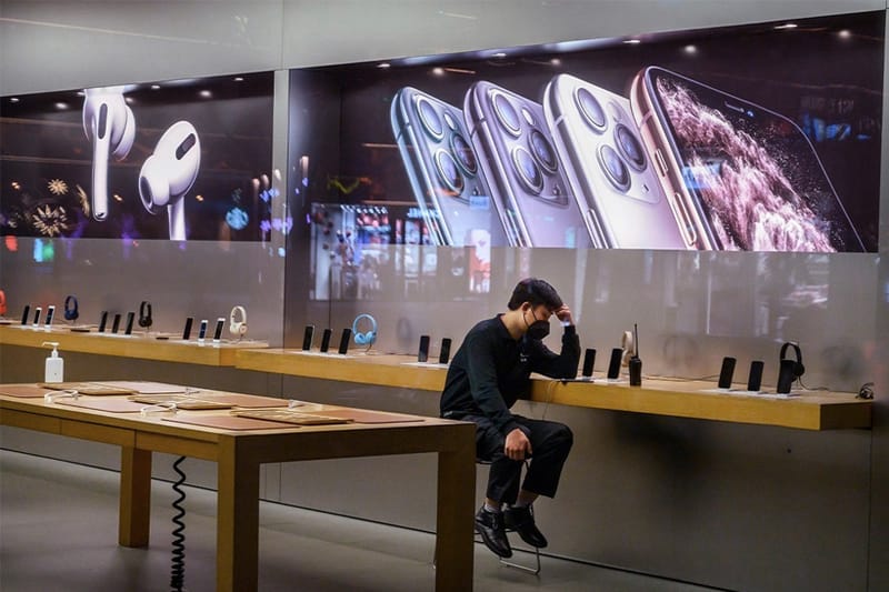 Apple 最新財報公佈導致股價下跌