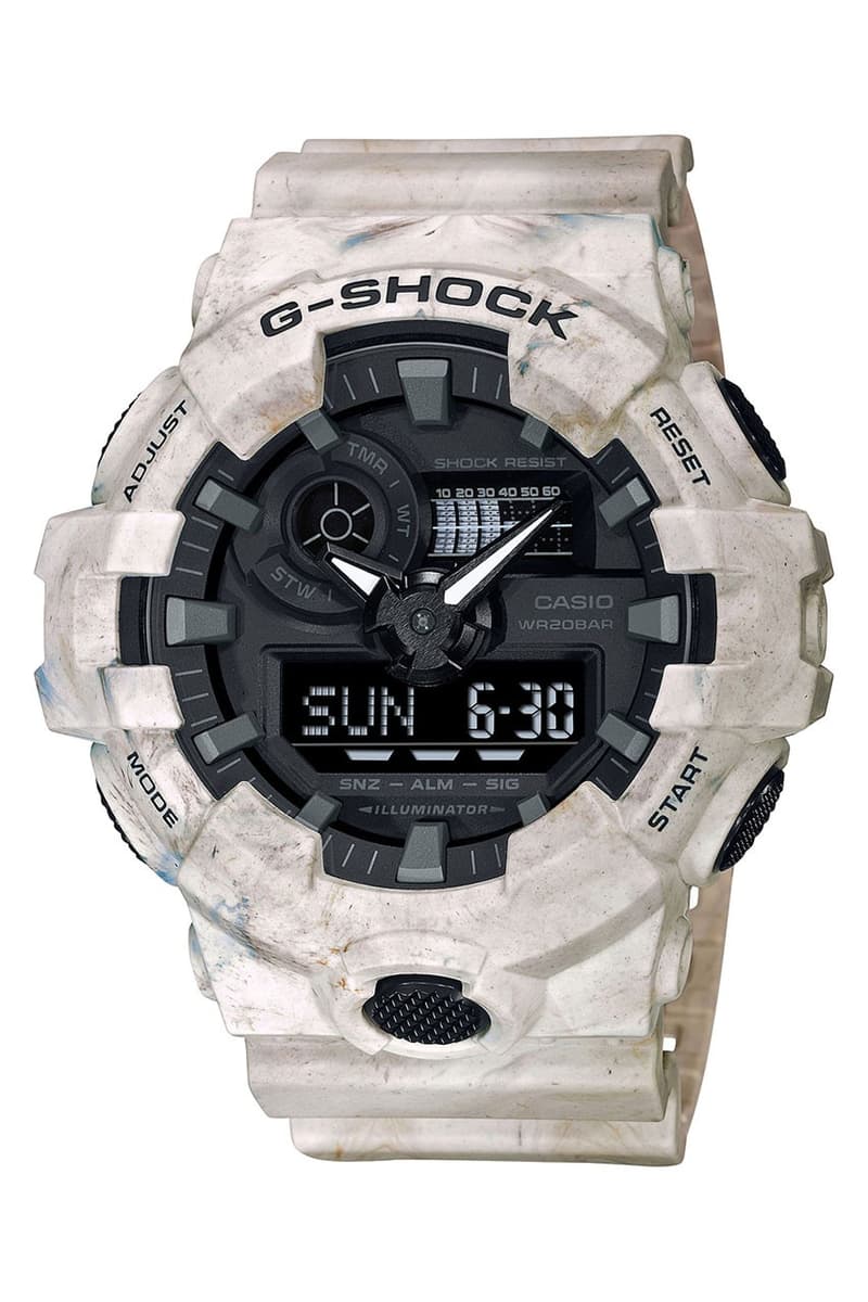 G-Shock 發表冬季最新「Utility Marble」系列錶款
