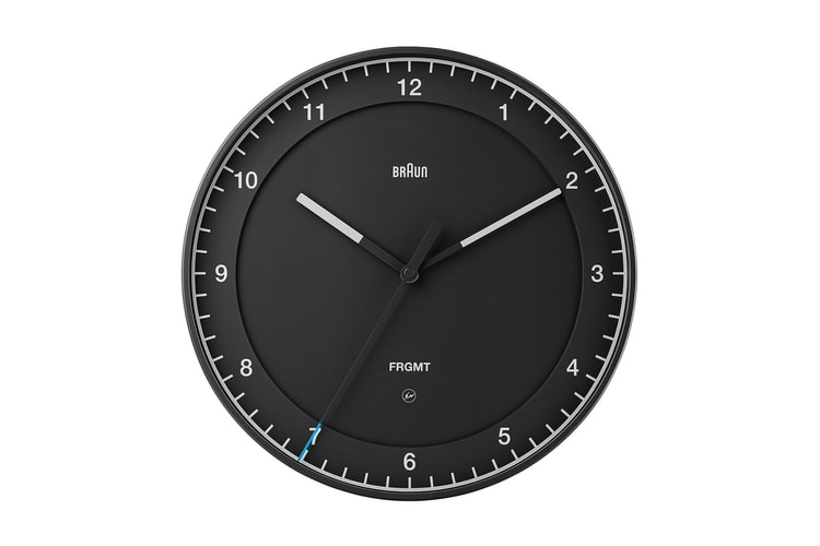 fragment design x Braun 最新極簡風格聯乘時鐘系列發佈