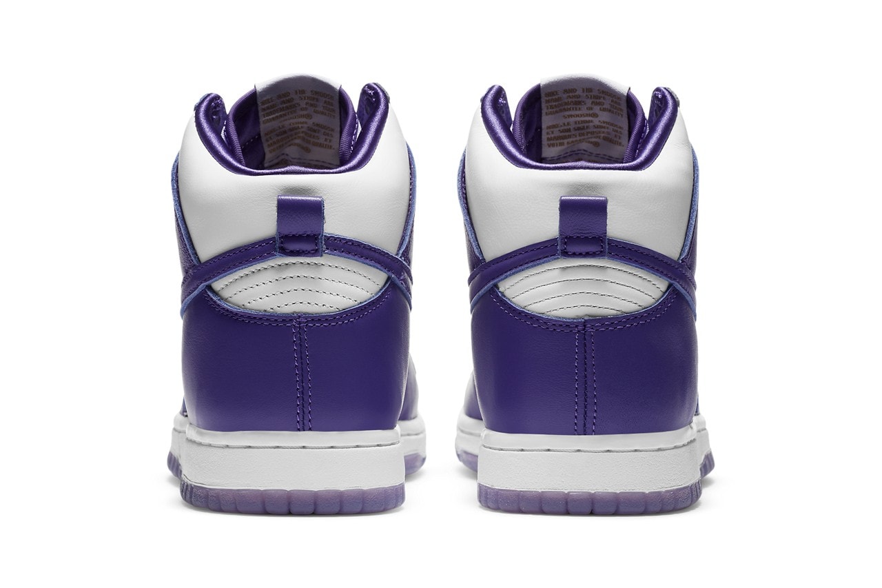 率先近賞 Nike SB Dunk High 全新配色「Varsity Purple」
