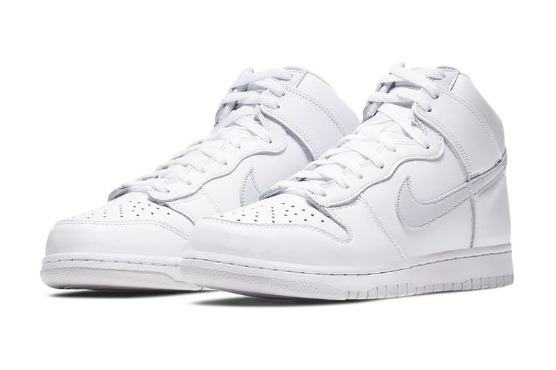 Nike Dunk High 全白配色「Pure Platinum」發售情報正式公開