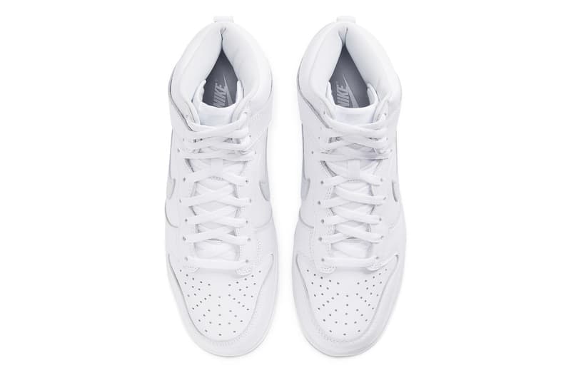 Nike Dunk High 全白配色「Pure Platinum」發售情報正式公開