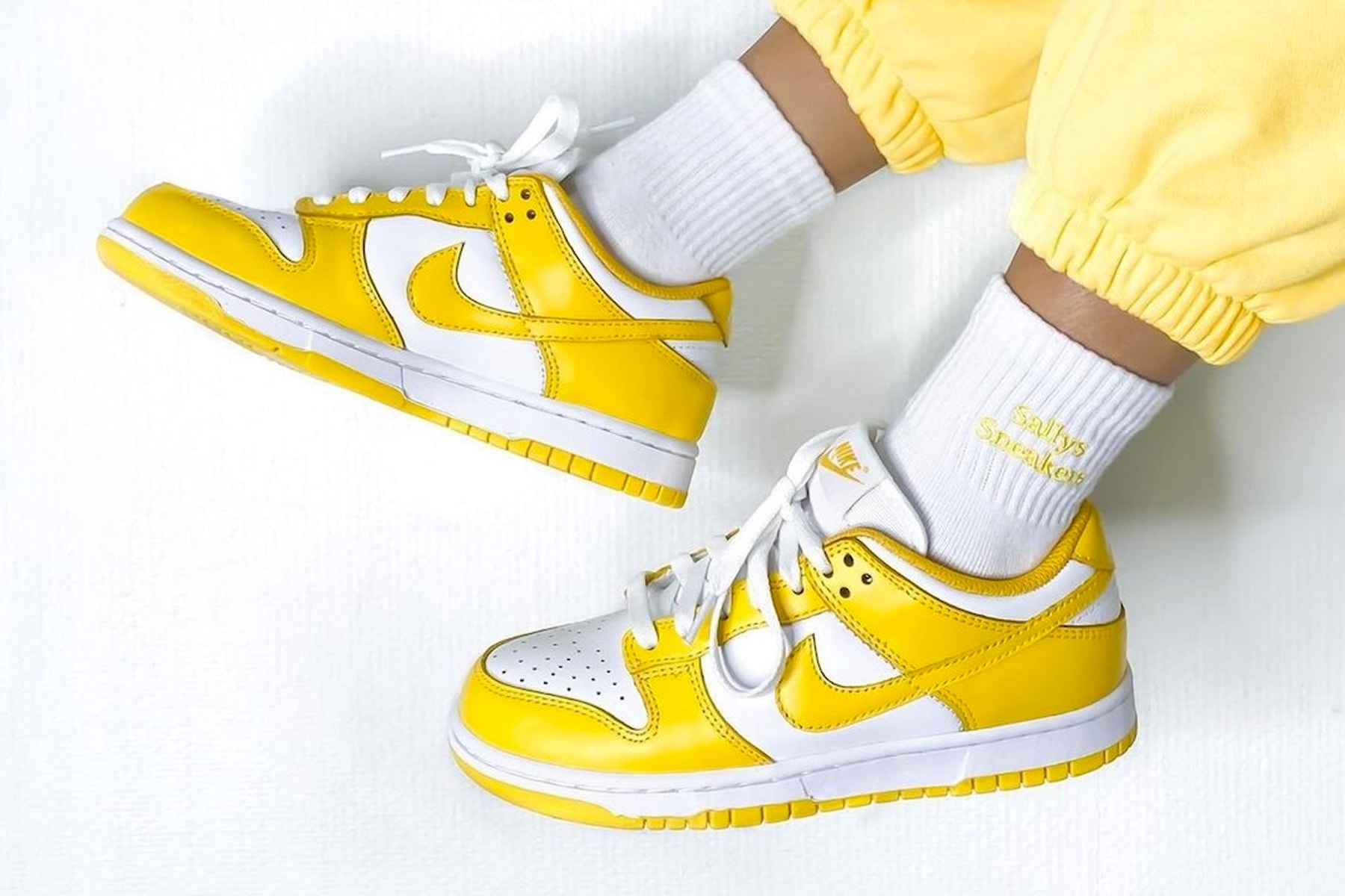 率先近賞 Nike 全新 Dunk Low「Yellow/White」清晰圖輯