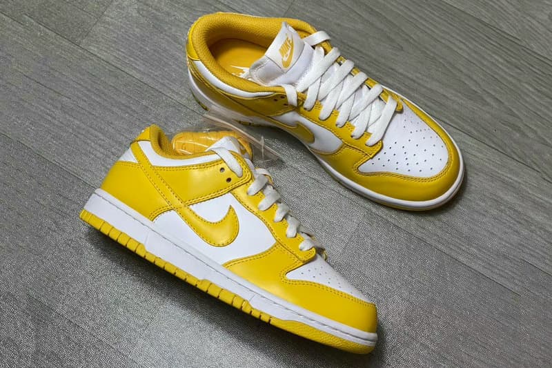 率先近賞 Nike 全新 Dunk Low「Yellow/White」清晰圖輯