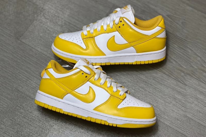 率先近賞 Nike 全新 Dunk Low「Yellow/White」清晰圖輯