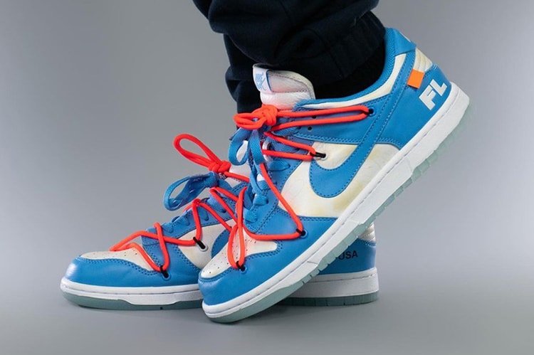 Off-White™ x Futura x Nike Dunk Low「UNC」聯乘鞋款上腳圖輯發佈