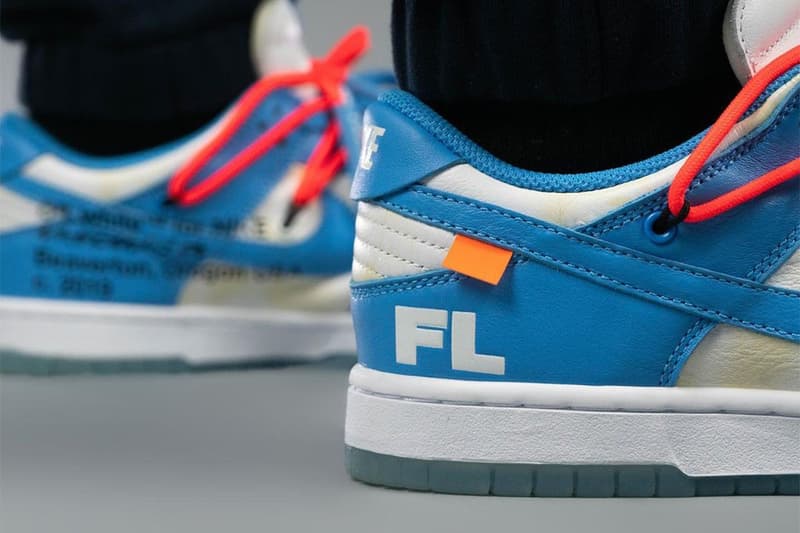 Off-White™ x Futura x Nike Dunk Low「UNC」聯乘鞋款上腳圖輯發佈