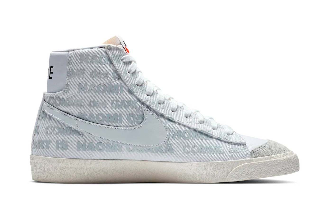 大坂直美專屬 COMME des GARÇONS x Nike Blazer Mid 聯乘鞋款官方圖輯發佈