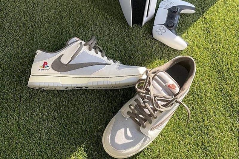 Travis Scott 率先開箱 Sony PlayStation 5 與 Nike Dunk Low 三方聯名鞋款真身