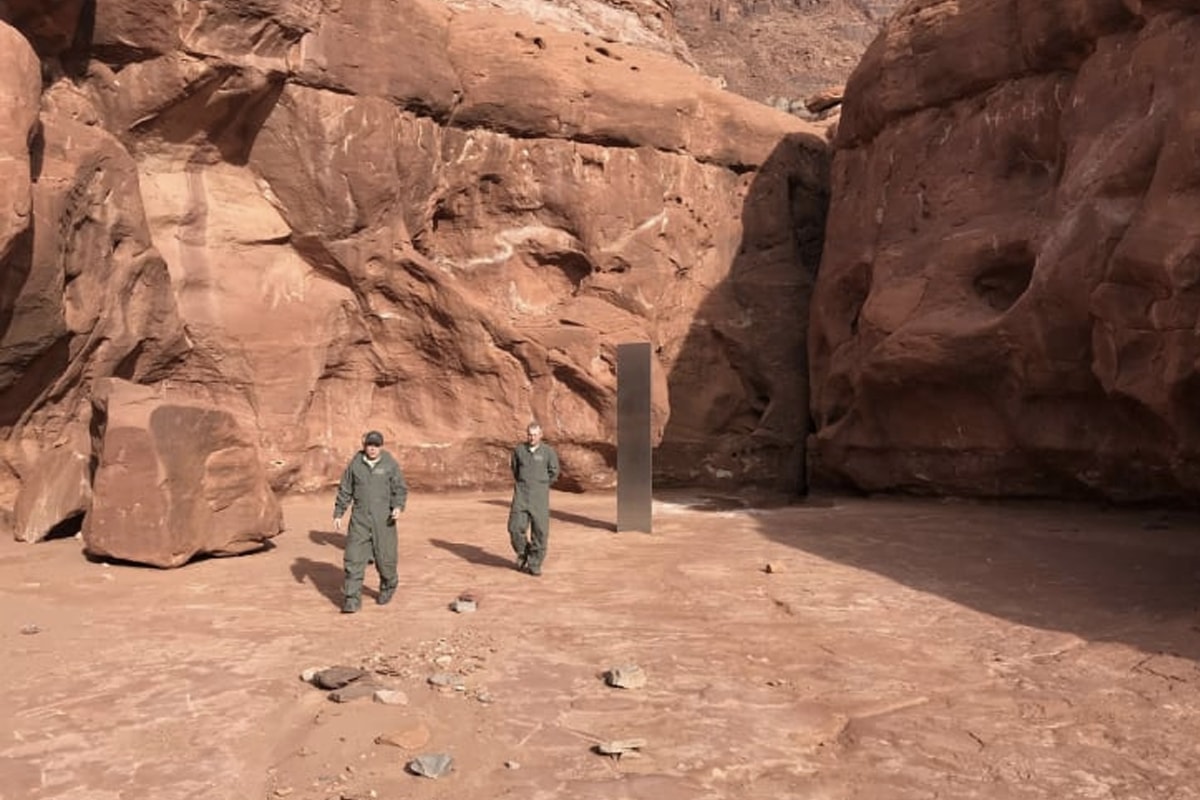消息稱美國猶他州沙漠出現近似《2001: A Space Odyssey》的不明巨大金屬碑