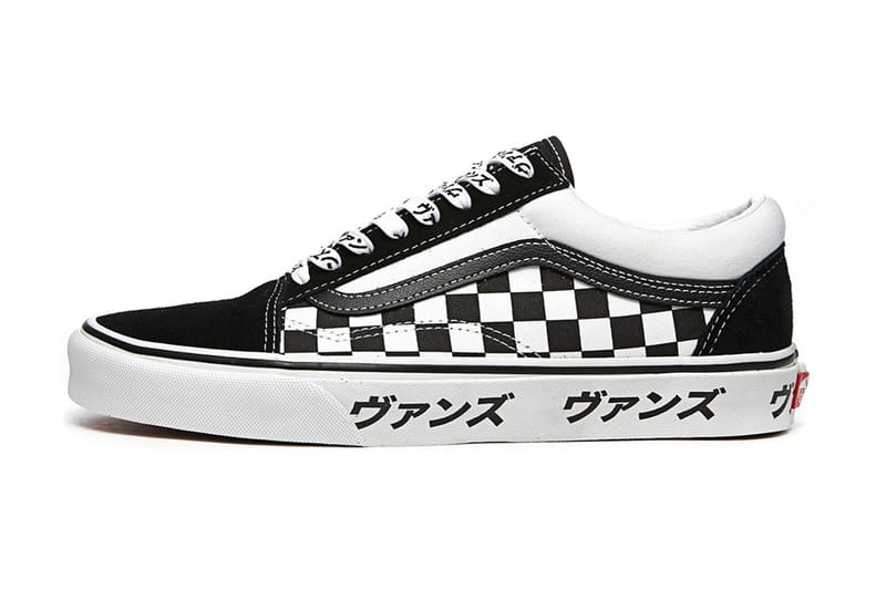 Vans 推出全新棋盤格片假名樣式 Old Skool 鞋款