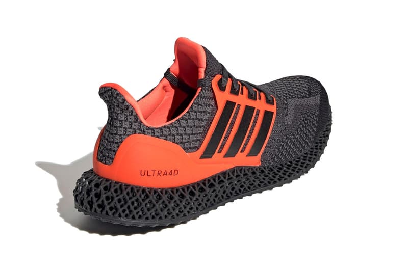 adidas Ultra4D 全新「Core Black/Solar Red」配色發佈