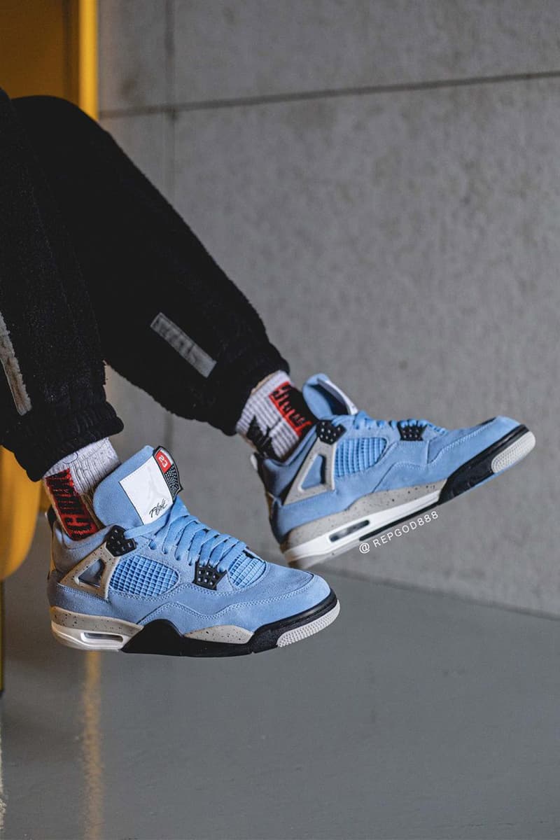 率先近賞 Air Jordan 4 全新配色「University Blue」