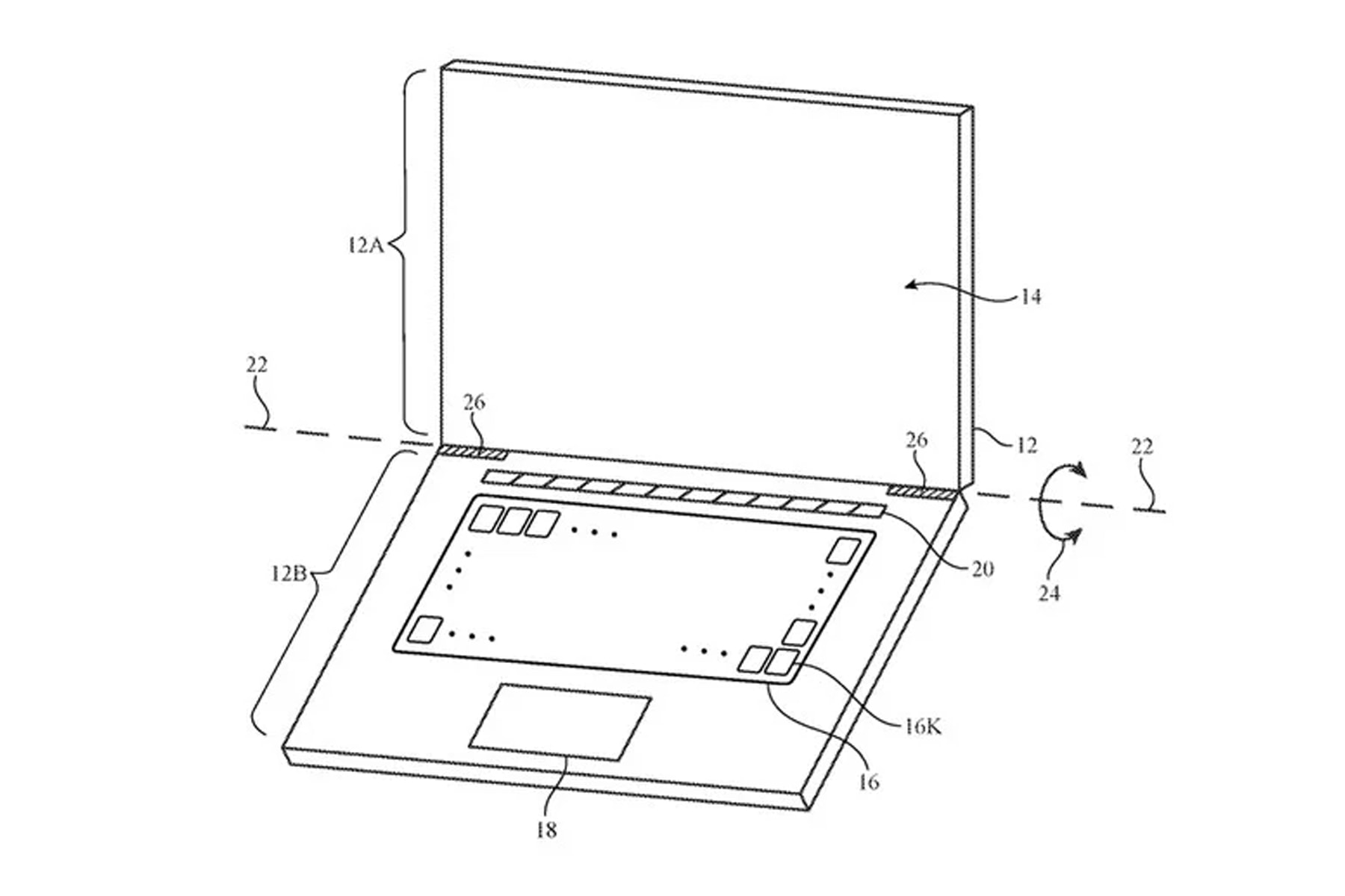 Apple 全新專利揭示「自適應顯示」多功能機械式鍵盤