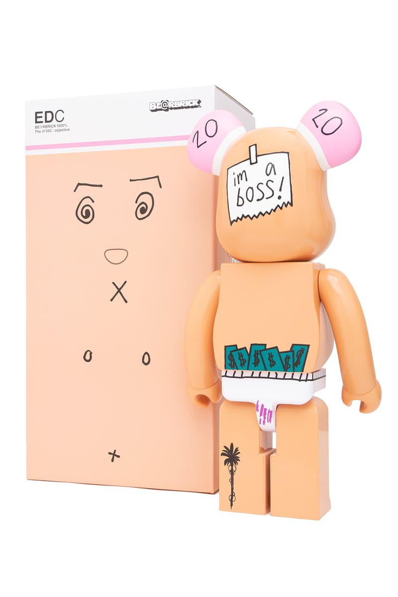 3125C x OBJECTIVE x MEDICOM TOY 聯乘 EDC BE@RBRICK 即將升級後復刻發售