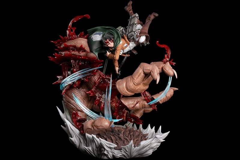 Kitsune Statue 推出《進擊的巨人》「里維兵長 V.S. 獸之巨人」名場景雕像