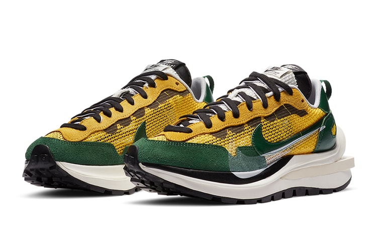 sacai x Nike Vaporwaffle 全新「黃綠配色」官方圖輯、發售情報正式公開