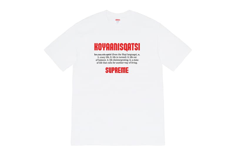 Supreme 2020 冬季 T-shirt 系列正式發佈