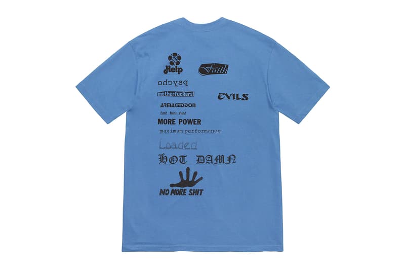 Supreme 2020 冬季 T-shirt 系列正式發佈