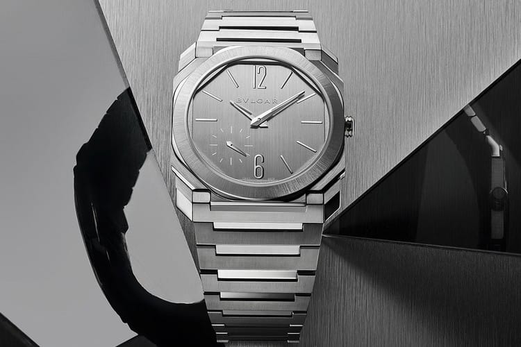 BVLGARI 發表全新 Octo Finissimo S 精鋼鍍銀錶款