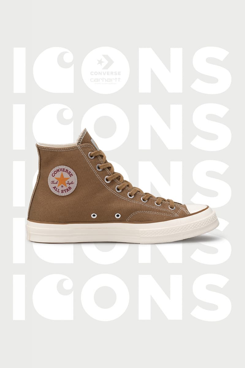 Converse X Carhartt WIP Chuck 70 Hi 联名系列正式登场