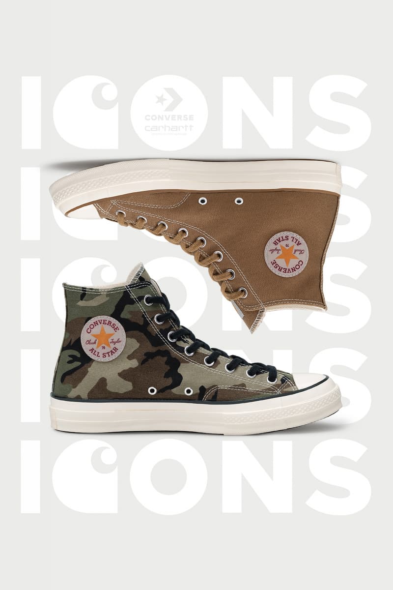 Converse X Carhartt WIP Chuck 70 Hi 联名系列正式登场